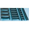 Igus Black Cable Trunking, Width 73mm x Depth 35mm, Length 1m, Minimum Bend Radius 150mm, Igumid G Material W73mm