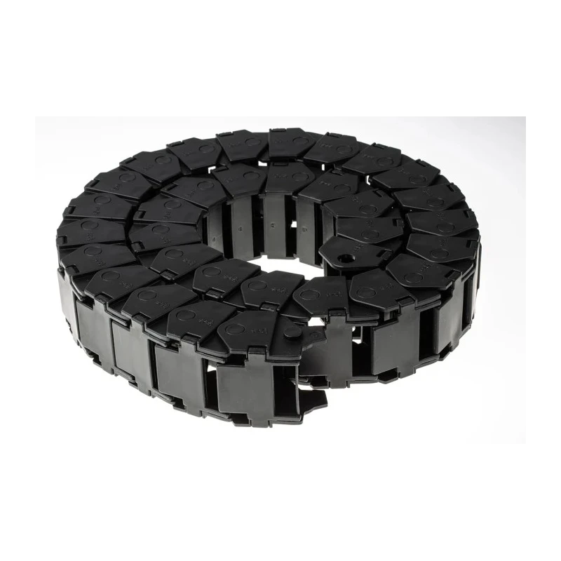 Igus e-chain Black Cable Trunking W48.5mm x D39mm, L1m Length, 63mm Minimum Bend Radius, Igumid G Material 17.3.063.0