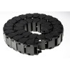 Igus e-chain Black Cable Trunking W48.5mm x D39mm, L1m Length, 63mm Minimum Bend Radius, Igumid G Material 17.3.063.0