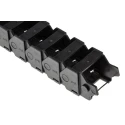 Igus e-chain Black Cable Trunking W48.5mm x D39mm, L1m Length, 63mm Minimum Bend Radius, Igumid G Material 17.3.063.0
