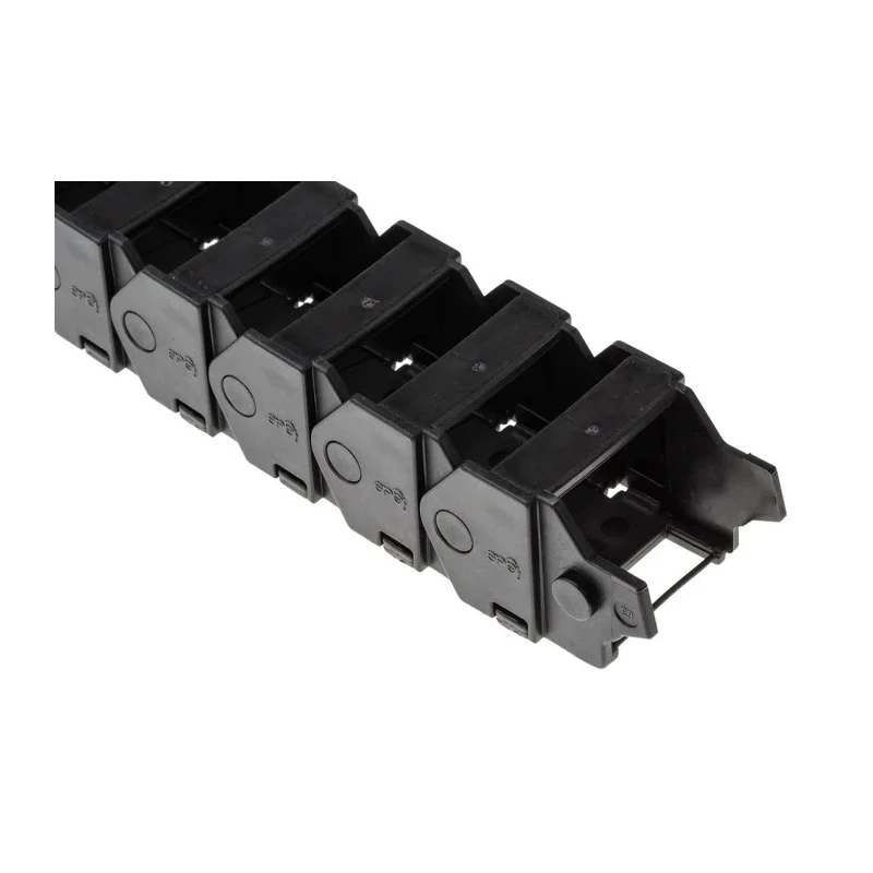 Igus e-chain Black Cable Trunking W48.5mm x D39mm, L1m Length, 63mm Minimum Bend Radius, Igumid G Material 17.3.063.0