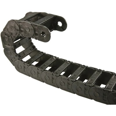 Igus Cable Trunking e-chain Black, W81mm x D50 mm, Length 1m, 125 mm Minimum Bend Radius, Igumid G W81mm