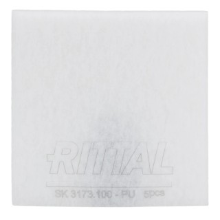 Rittal SK Series Chemical Fibre Filter Fan Filter for 224 x 224 mm Fans, 221 mm Length, 21 mm Width, 17 mm Thickness 3172100