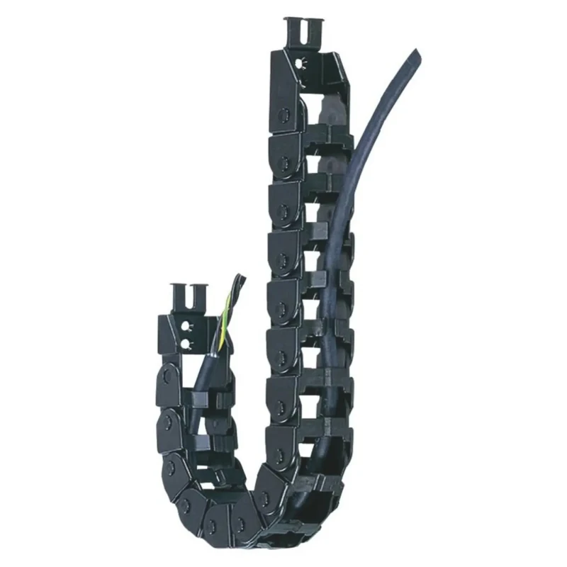 Igus Cable Chain Trunking Black, W48.2mm x D19.3mm, Length 1m, 48mm Minimum Bend Radius, Igumid NB E08.40.048.0