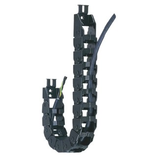 Igus Black Cable Trunking with Igumid NB Material, W94.4mm x D35 mm x L1 m, Minimum Bend Radius 100 mm, Model E200.2/35.100.0