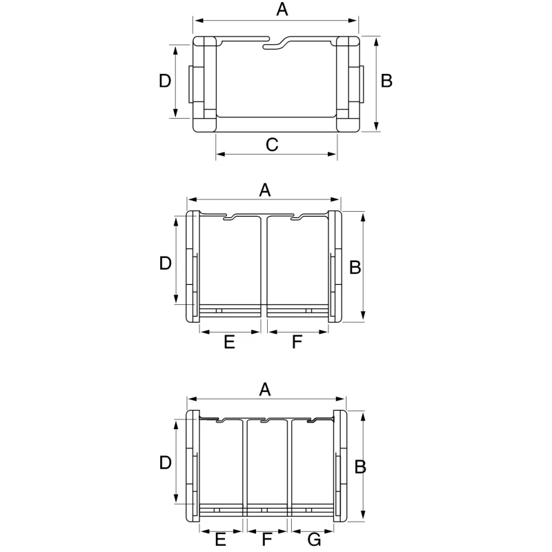 Igus Black Cable Trunking with Igumid NB Material, W94.4mm x D35 mm x L1 m, Minimum Bend Radius 100 mm, Model E200.2/35.100.0