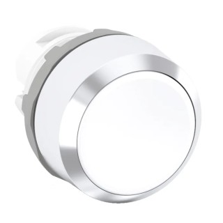 ABB Modular Series White Momentary Push Button Head 22 mm Cutout IP66 1SFA611100R2005 MP1-20W