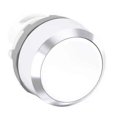 ABB Modular Series White Momentary Push Button Head 22 mm Cutout IP66 1SFA611100R2005 MP1-20W