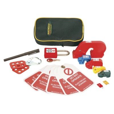 Martindale 6-Lock Lockout Tag Lockout Kit with 6 mm Shackle Diameter LOKKIT1