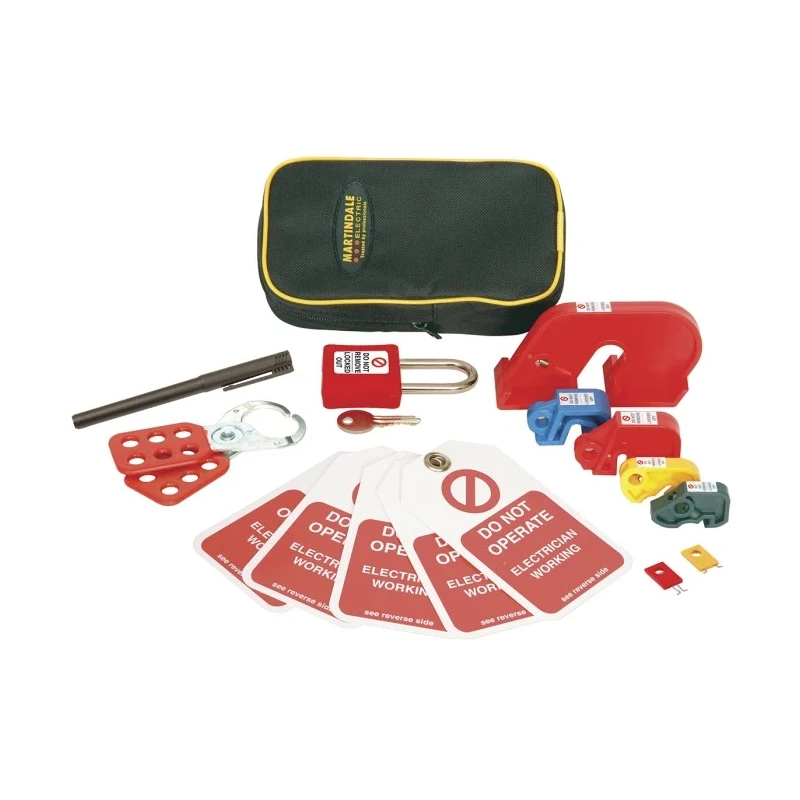 Martindale 6-Lock Lockout Tag Lockout Kit with 6 mm Shackle Diameter LOKKIT1