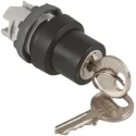 ABB Modular 2-position Key Switch Head, Latching, 22 mm Cutout 1SFA611281R1001 M2SSK2-101
