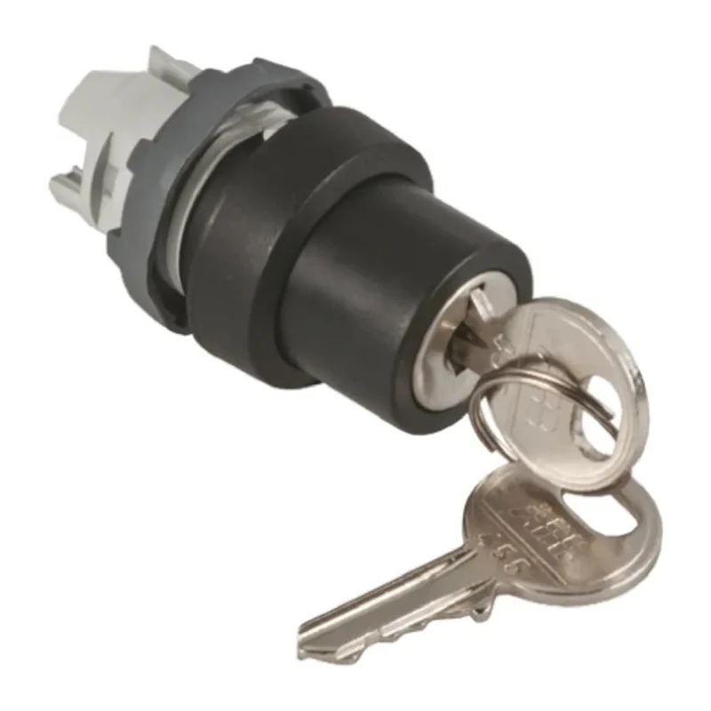 ABB Modular 2-position Key Switch Head, Latching, 22 mm Cutout 1SFA611281R1001 M2SSK2-101