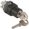 ABB Modular 2-position Key Switch Head, Latching, 22 mm Cutout 1SFA611281R1001 M2SSK2-101