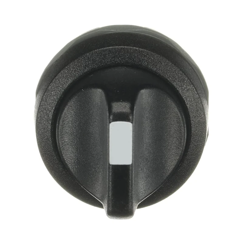 ABB Modular Series 2 Position Selector Switch Head, 22 mm Cutout, Black Handle, IP66, IP67 1SFA611200R1006 M2SS1-10B