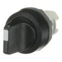 ABB Modular Series 2 Position Selector Switch Head, 22 mm Cutout, Black Handle, IP66, IP67 1SFA611200R1006 M2SS1-10B