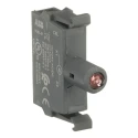 ABB Modular Series LED Light Block, 24V, Red Illumination, Screw Terminal 1SFA611621R1011 MLBL-01R