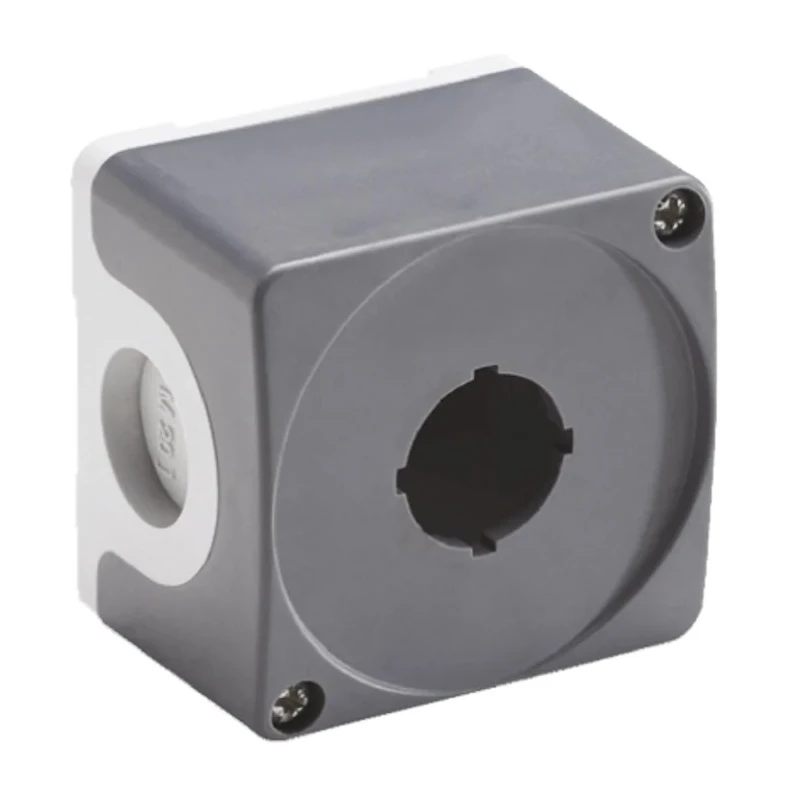 ABB Grey Plastic Modular Push Button Enclosure 1 Hole 22 mm Diameter 1SFA611811R1000 MEP1-0