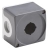 ABB Grey Plastic Modular Push Button Enclosure 1 Hole 22 mm Diameter 1SFA611811R1000 MEP1-0