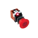 Omron A22E Series Turn Reset Illuminated Emergency Stop Push Button Panel Mount 22mm Cutout 2 NC IP65 A22EL-M-24A-02