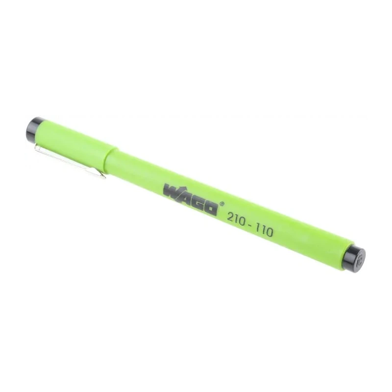 WAGO Extra Fine Tip Black Fibre Tip Marker Pen Permanent Ink Japan 210-110