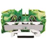 WAGO Earth Terminal Block Yellow Green 10mm² 1-Level Cage Clamp TOPJOB S Series 2010-1207