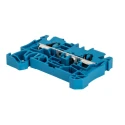 WAGO TOPJOB S 2004 Series Feed Through Terminal Block Blue 4mm² 1-Level Cage Clamp IECEx/ATEX 2004-1204