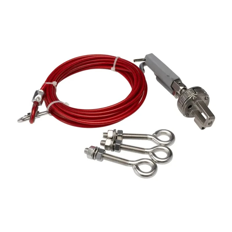 Omron 5 m Stainless Steel Rope Pull Switch Cable for Industrial Safety Emergency Stop 44506-2705 RK5