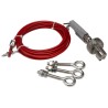 Omron 5 m Stainless Steel Rope Pull Switch Cable for Industrial Safety Emergency Stop 44506-2705 RK5