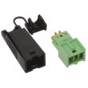 WAGO WINSTA Series Connector with Strain Relief Housing Male, 2-Pole, 3A, 50V, 2-Way 893-1012