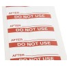 RS PRO Pre-Printed Adhesive Vinyl Cloth Label 38mm x 15mm Red Text Do Not Use 758-8009