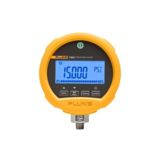 Fluke G 1/4 RS232 Pressure Gauge 114 mm Dial Size 690 bar Maximum Pressure Accuracy ±0.05%
