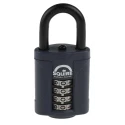 Squire Combination Padlock Die Cast Alloy Lock Weatherproof 6 mm Shackle Diameter 4 mm Width CP40