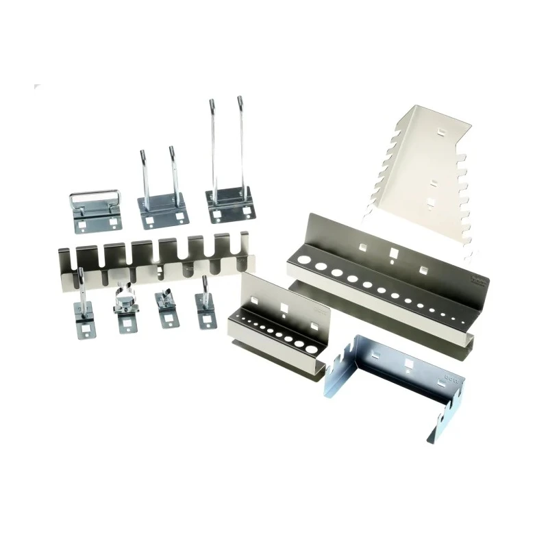 Bott Zinc Plated Wall Panel Tool Holder Kit 14031414, 40 Piece Hook Kit, Steel Construction, United Kingdom