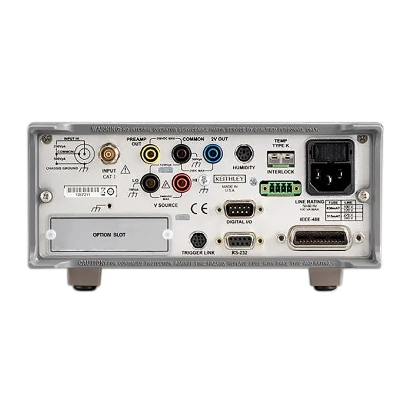 Keithley 6517B/E Bench Multimeter Digital Resistance Measurement 10Ω Resolution 200V DC 5.4kg 369x214x90mm 6517B/E