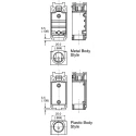 Honeywell Technologies GLD Series Roller Plunger Limit Switch, 1 NC/1 NO, IP66, Fibreglass Reinforced Thermoplastic IP66