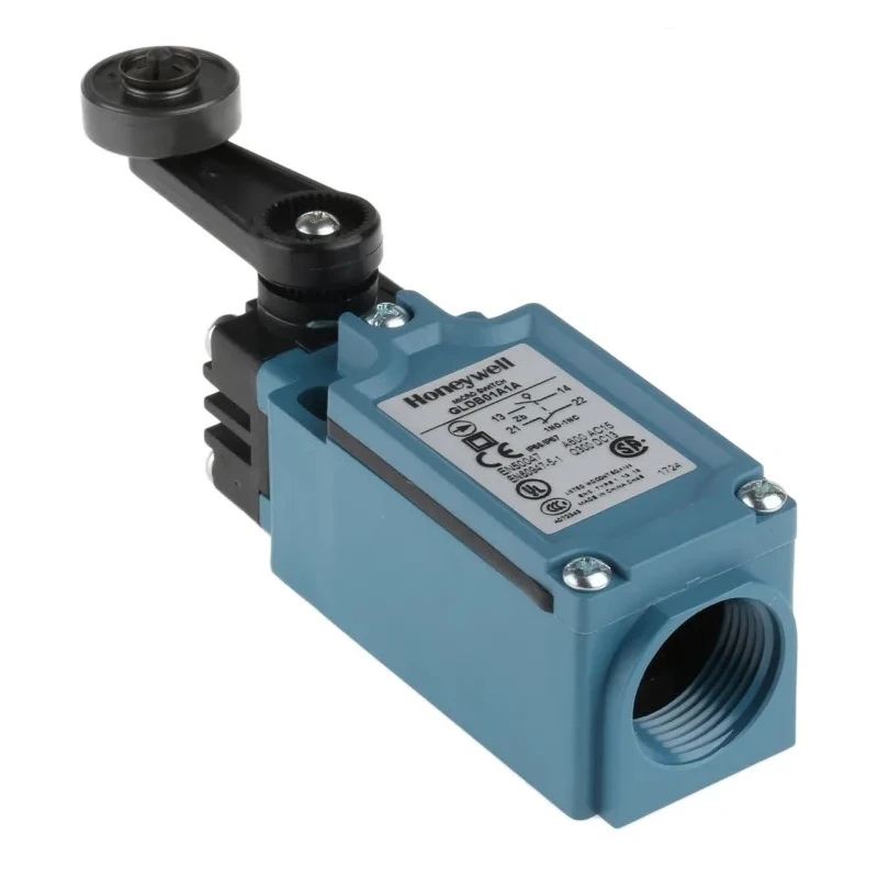 Honeywell Technologies GLD Series Roller Lever Limit Switch SPDT IP66 Fibreglass Reinforced Thermoplastic Housing GLDB01A1A
