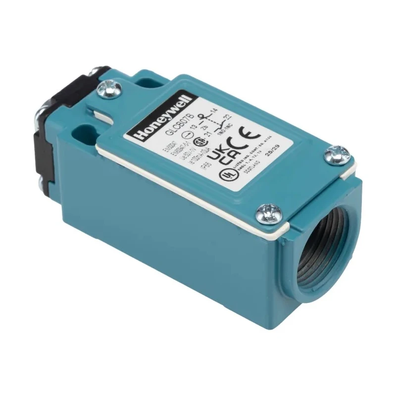 Honeywell Technologies GLC Series Plunger Limit Switch, SPDT, IP66, Die Cast Zinc Epoxy Coated Housing, 240V AC, 6A GLCB07B
