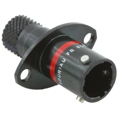 Souriau Sunbank by Eaton Circular Connector 3 Contacts Panel Mount Socket Male IP67 1000V 7.5A Aluminium Housing 8STA00898PN