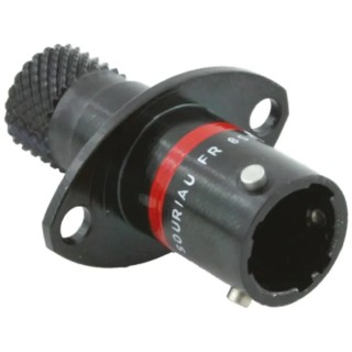 Souriau Sunbank by Eaton Circular Connector, 6 Contacts, Panel Mount, Standard Size, Socket, Male, IP67, 8STA00835PN