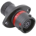 Souriau Sunbank by Eaton Circular Connector, 9 Contacts, Panel Mount, Standard Size, Socket, Female, , 1300V, 3A, Nylon IP67