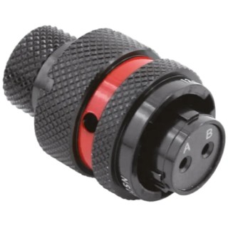 Souriau Sunbank by Eaton Circular Connector, 2 Contacts, Cable Mount, Standard Size 10, Plug Female, IP67 8STA61002SN