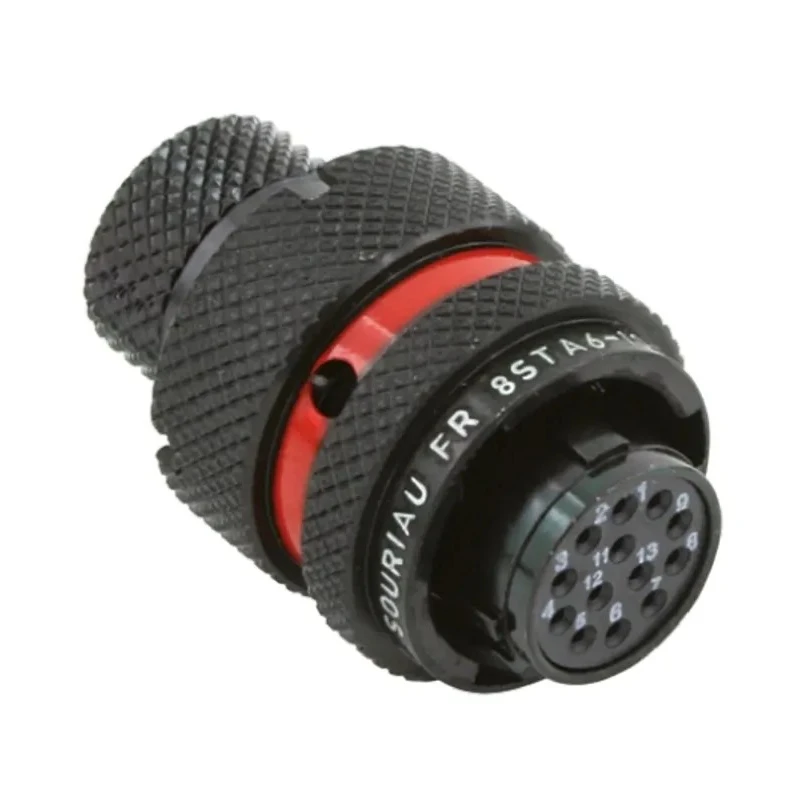 Souriau Sunbank by Eaton Circular Connector, 13 Contacts, Cable Mount, Standard Size 10 Plug, Female Contact 8STA61035SN