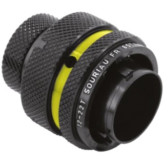 Souriau Sunbank by Eaton Circular Connector 37 Contacts Cable Standard Plug Male IP67 1000V Bayonet 8STA61435PA