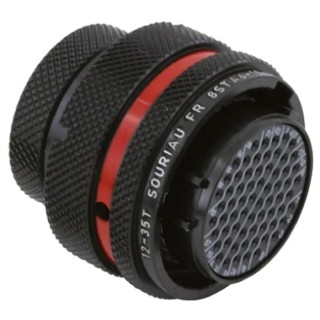 Souriau Sunbank by Eaton Circular Connector 66 Contacts Cable Standard Plug Female IP67 1000V 5A 8STA61835SN