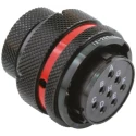 Souriau Sunbank by Eaton Circular Connector, 8 Contacts, Cable Mount, Plug Female, IP67, 1000V, 13A, Aluminium 8STA61608SN