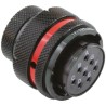 Souriau Sunbank by Eaton Circular Connector, 8 Contacts, Cable Mount, Plug Female, IP67, 1000V, 13A, Aluminium 8STA61608SN