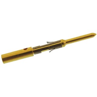 LEMO Male Crimp Circular Connector Contact 0.9 mm 10A 1.95kV Brass Gold Plated FGN.0M.560.05C