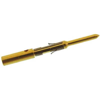 LEMO Male Crimp Circular Connector Contact 0.9 mm 10A 1.95kV Brass Gold Plated FGN.0M.560.05C