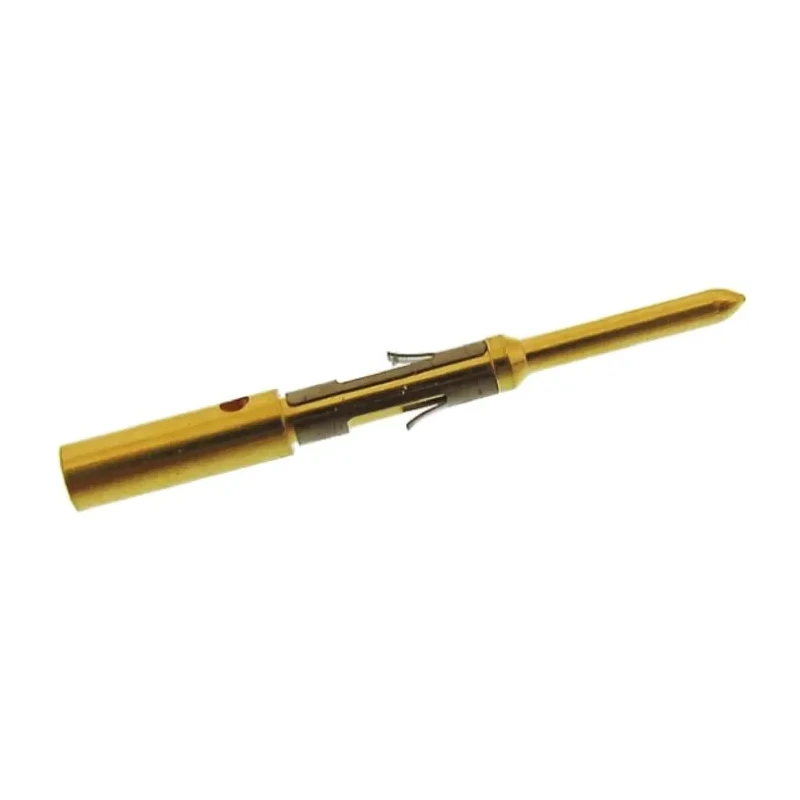 LEMO Male Crimp Circular Connector Contact 0.9 mm 10A 1.95kV Brass Gold Plated FGN.0M.560.05C