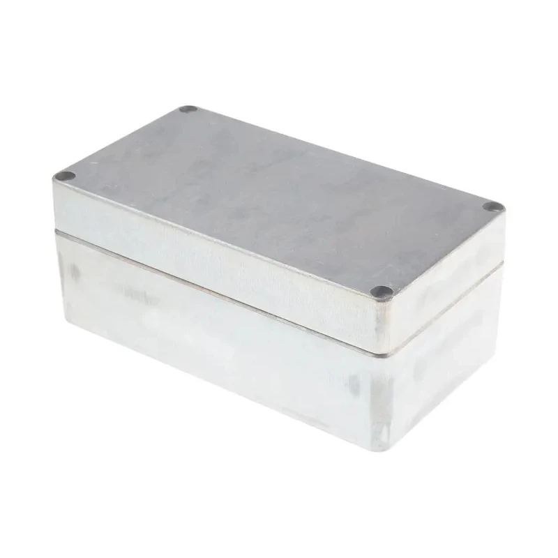 RS PRO Silver Die Cast Aluminium Enclosure IP66 Rated, 91 mm x 220 mm x 120 mm IP66